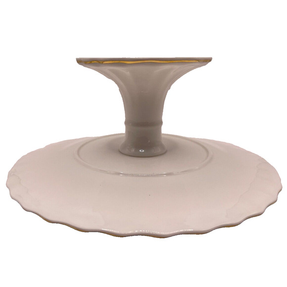 Fine Bone China Crown Staffordshire England R Cake Plate On Stand - Picture 6 of 8